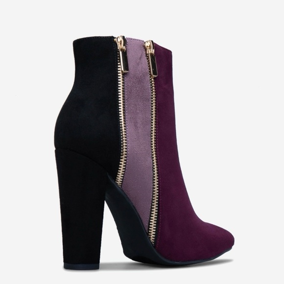 Diane Zipper Heeled Booties - Picture 4 of 4